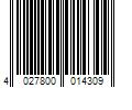 Barcode Image for UPC code 4027800014309