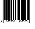 Barcode Image for UPC code 4027800402205