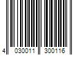 Barcode Image for UPC code 4030011300116