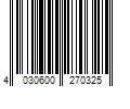 Barcode Image for UPC code 4030600270325