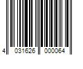 Barcode Image for UPC code 4031626000064