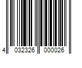 Barcode Image for UPC code 4032326000026