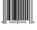 Barcode Image for UPC code 403263000006