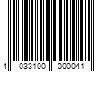 Barcode Image for UPC code 4033100000041