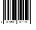 Barcode Image for UPC code 4033100001598