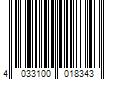 Barcode Image for UPC code 4033100018343