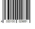 Barcode Image for UPC code 4033100029851