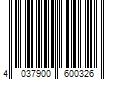 Barcode Image for UPC code 4037900600326