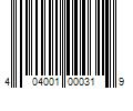 Barcode Image for UPC code 404001000319