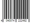 Barcode Image for UPC code 4040074222492