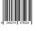 Barcode Image for UPC code 4040074475034