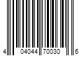 Barcode Image for UPC code 404044700306