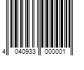 Barcode Image for UPC code 4040933000001