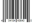 Barcode Image for UPC code 404184436400