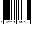 Barcode Image for UPC code 4042441017472