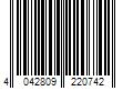 Barcode Image for UPC code 4042809220742