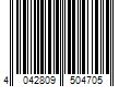 Barcode Image for UPC code 4042809504705