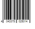 Barcode Image for UPC code 4043375025014