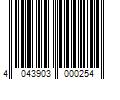 Barcode Image for UPC code 4043903000254