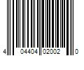 Barcode Image for UPC code 404404020020