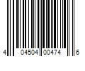 Barcode Image for UPC code 404504004746