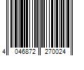 Barcode Image for UPC code 4046872270024