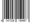 Barcode Image for UPC code 4047026159967