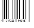 Barcode Image for UPC code 4047228943487