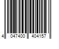 Barcode Image for UPC code 4047400404157