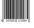 Barcode Image for UPC code 4047625012984