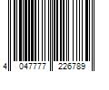 Barcode Image for UPC code 4047777226789