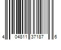 Barcode Image for UPC code 404811371876