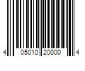 Barcode Image for UPC code 405010200004