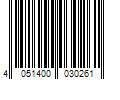 Barcode Image for UPC code 4051400030261