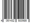 Barcode Image for UPC code 4051432500985