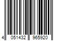 Barcode Image for UPC code 4051432965920