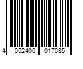 Barcode Image for UPC code 4052400017085