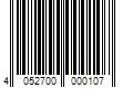 Barcode Image for UPC code 4052700000107