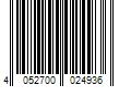 Barcode Image for UPC code 4052700024936