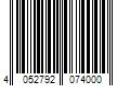 Barcode Image for UPC code 4052792074000