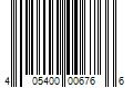 Barcode Image for UPC code 405400006766