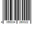 Barcode Image for UPC code 4055334260022