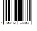 Barcode Image for UPC code 4058172229862