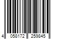 Barcode Image for UPC code 4058172259845