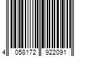 Barcode Image for UPC code 4058172922091