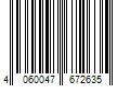 Barcode Image for UPC code 4060047672635