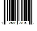 Barcode Image for UPC code 406011001157