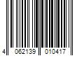 Barcode Image for UPC code 4062139010417