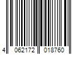 Barcode Image for UPC code 4062172018760