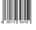 Barcode Image for UPC code 4062172398152